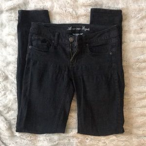 American Eagle Black Skinny Jeans - Size 2